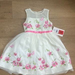 Girls Tulle Floral Easter Dress size 6